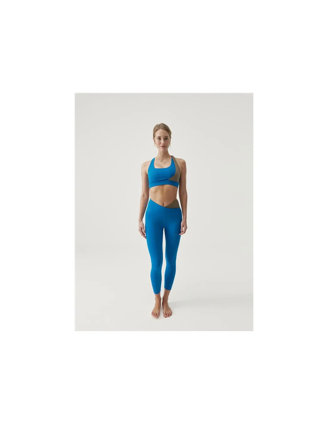 Mallas Born Living Yoga Cleo Gloss Blue/Fossil Mujer