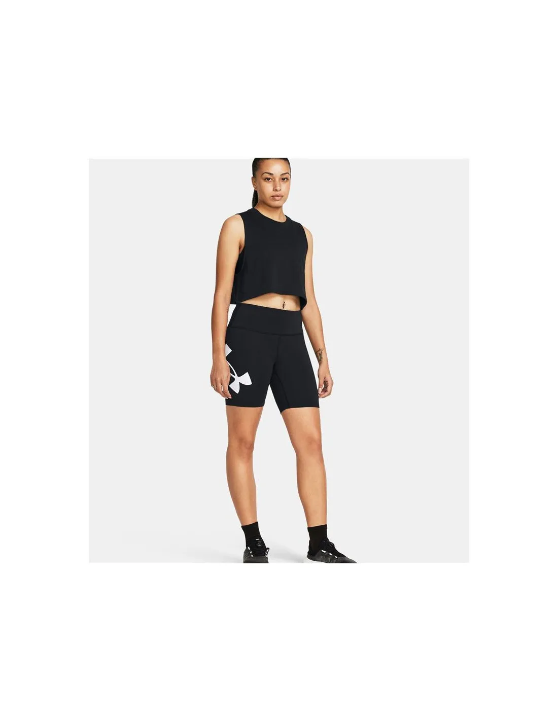 Mallas de Fitness Under Armour Campus 7in Mujer Negro