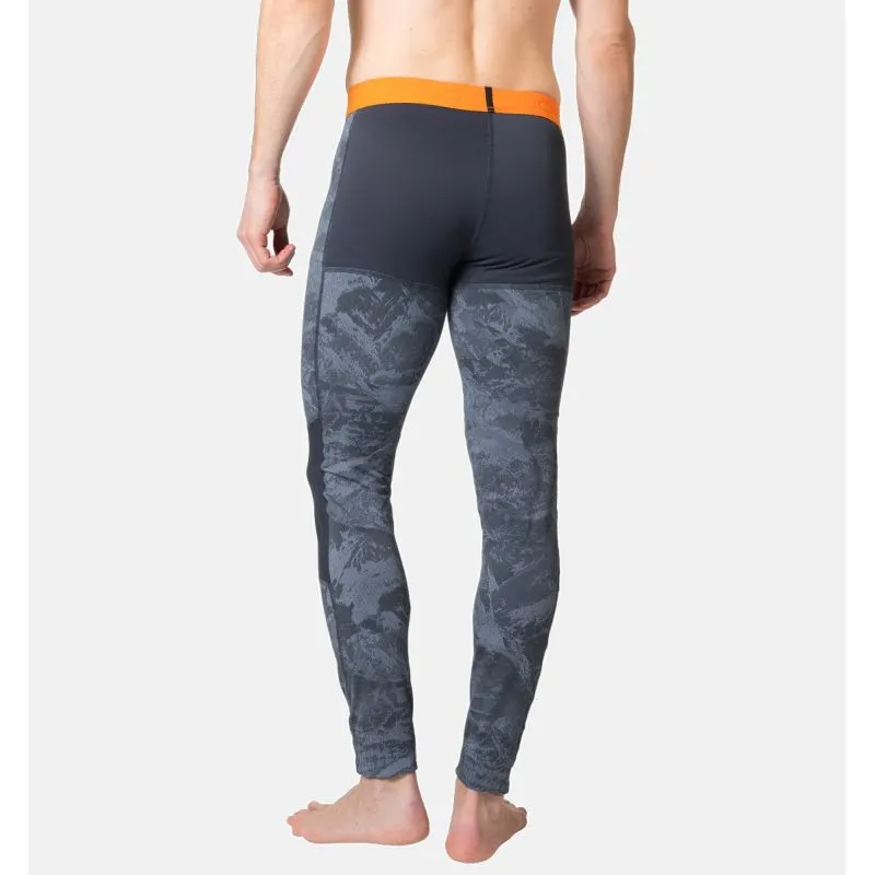 Mallas largas de hombre Odlo BL BOTTOM WHISTLER ECO (folkstone gray - india ink)