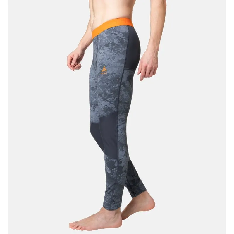 Mallas largas de hombre Odlo BL BOTTOM WHISTLER ECO (folkstone gray - india ink)