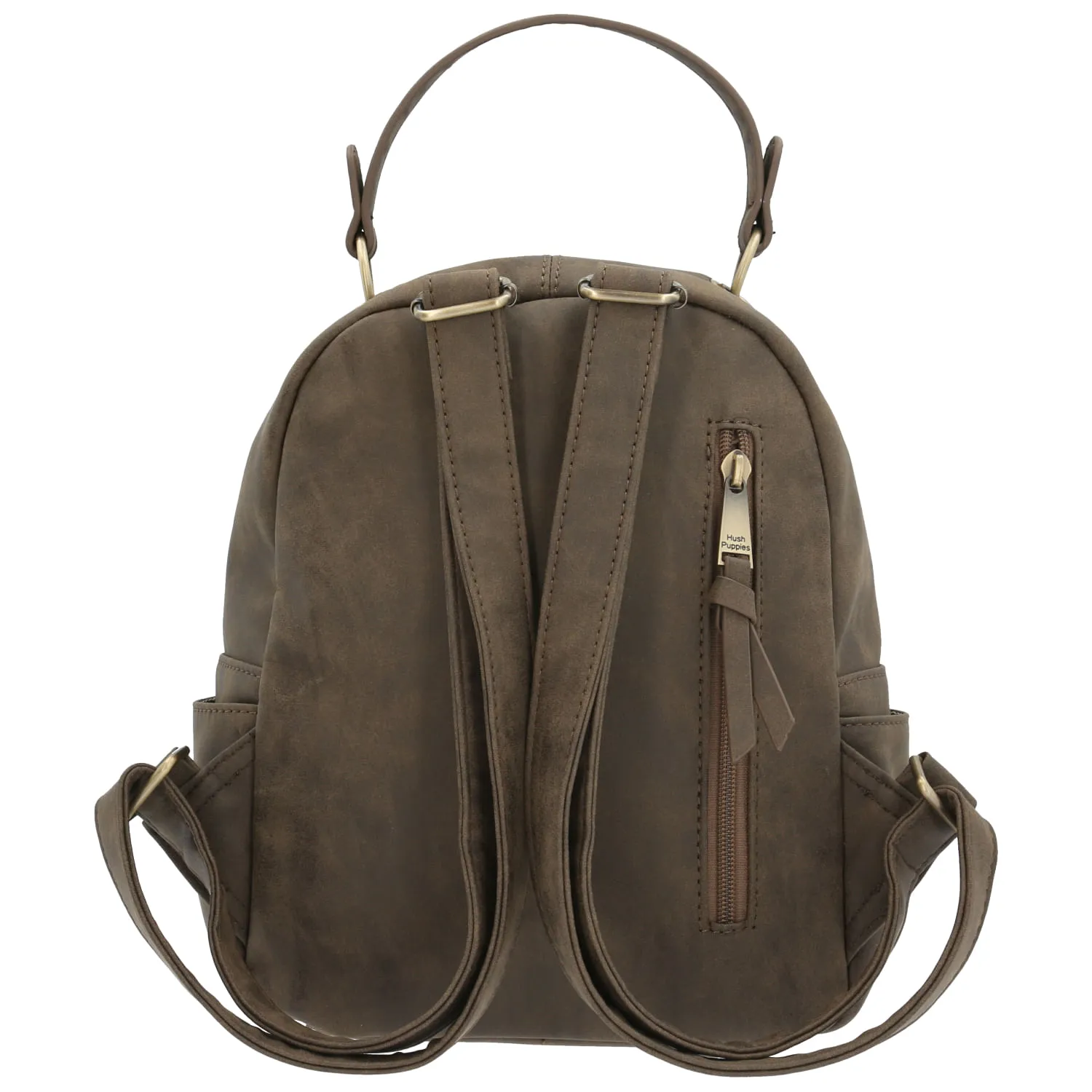 Mochila Ecocuero Mujer Craven Back Café Hush Puppies