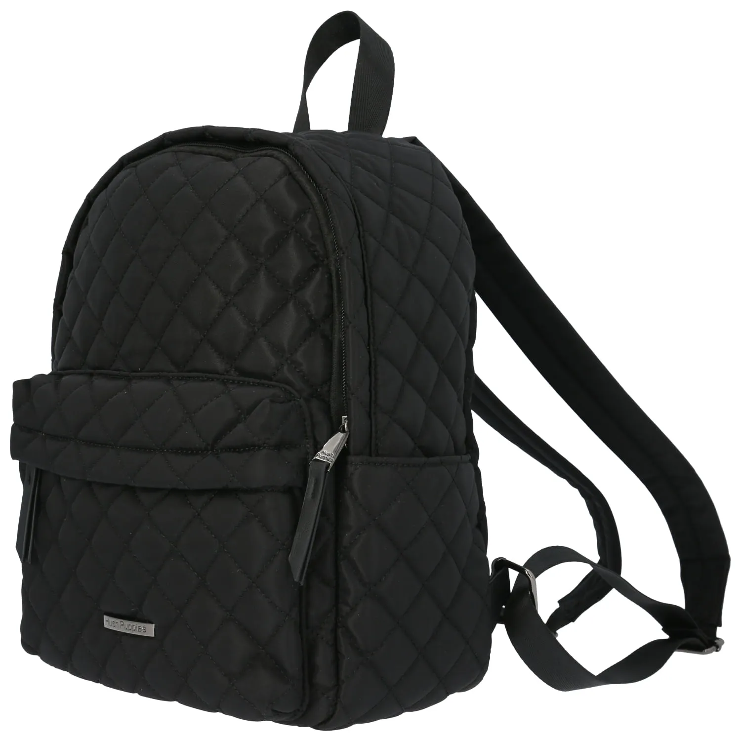 Mochila Ecocuero Mujer Pard Back Negro Hush Puppies