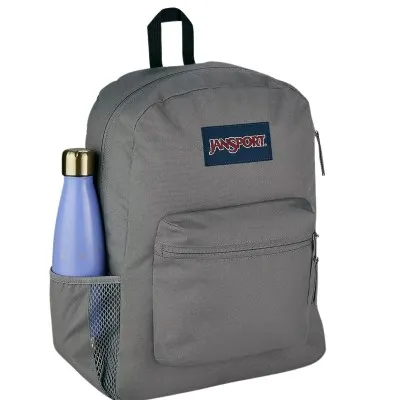 MOCHILA JANSPORT CROSS TOWN GRAPHITE GRIS