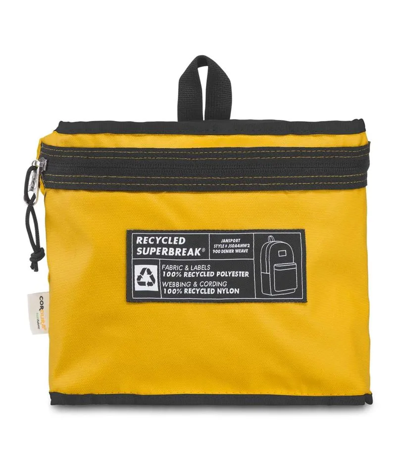 Morral JanSport Recycled Superbreak Amarillo Yellow Card