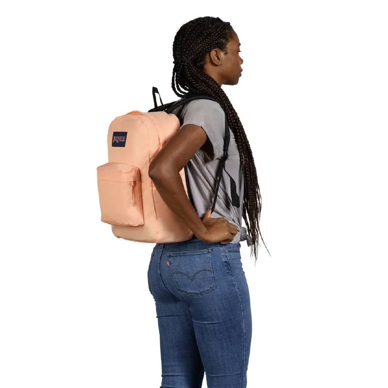 Morral JanSport Superbreak Plus Rosado Peach Neon