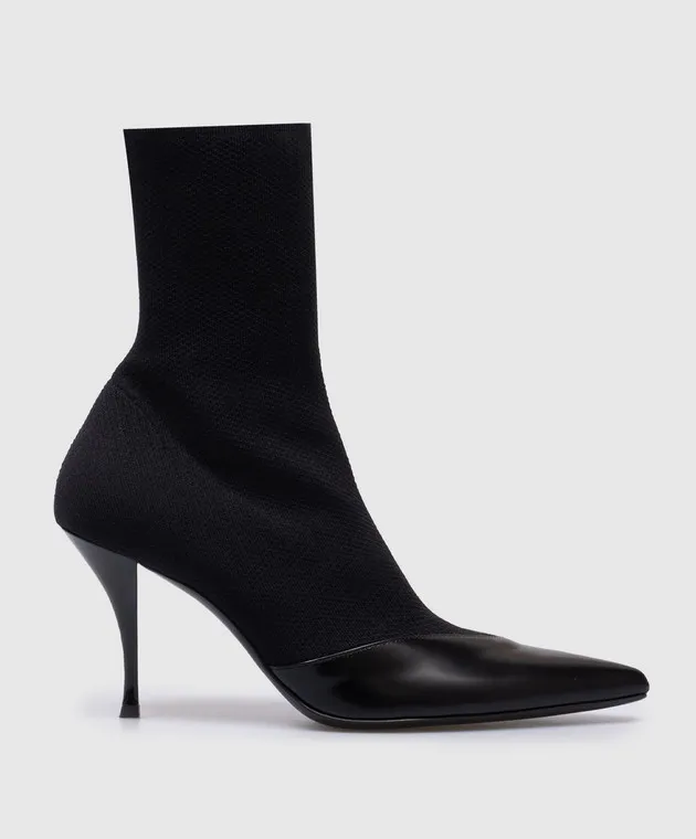 NEOUS Black combined ankle boots