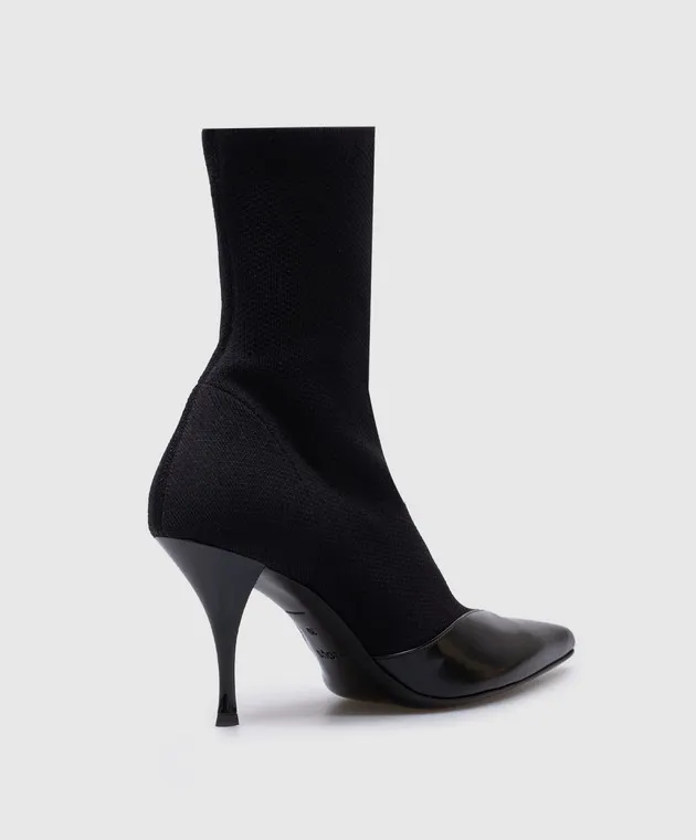 NEOUS Black combined ankle boots