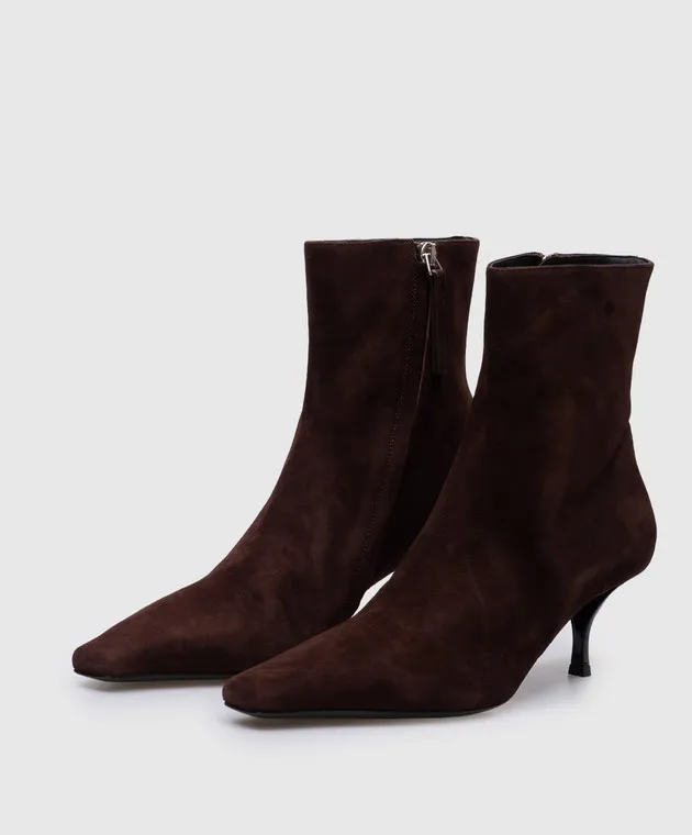 NEOUS Brown suede ankle boots