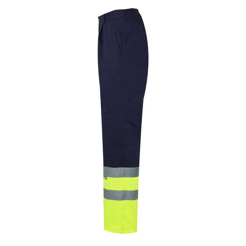 Pantalón AV bicolor marino y amarillo - Velilla