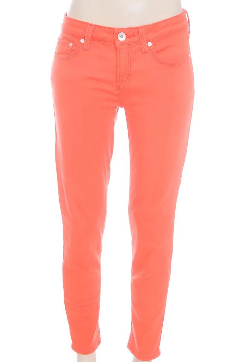 Pantalón color Naranja - Skinny Ankle