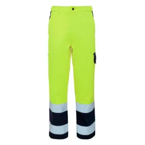 Pantalón de invierno Hi-Vis amarilla y marino - Rossini