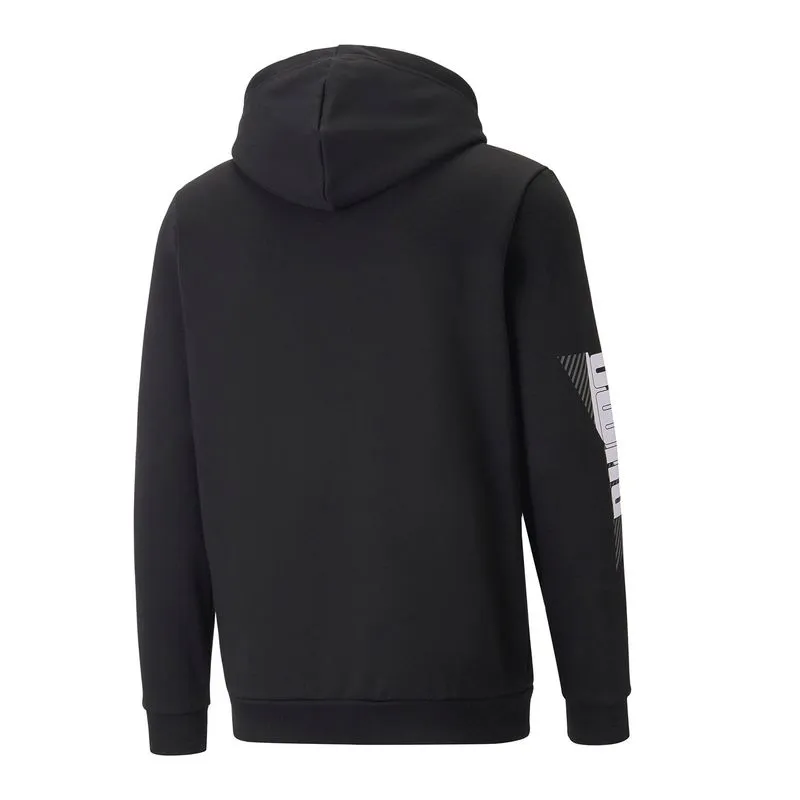 Polera Urbano Hombre Puma Power Logo Hoodie Fl