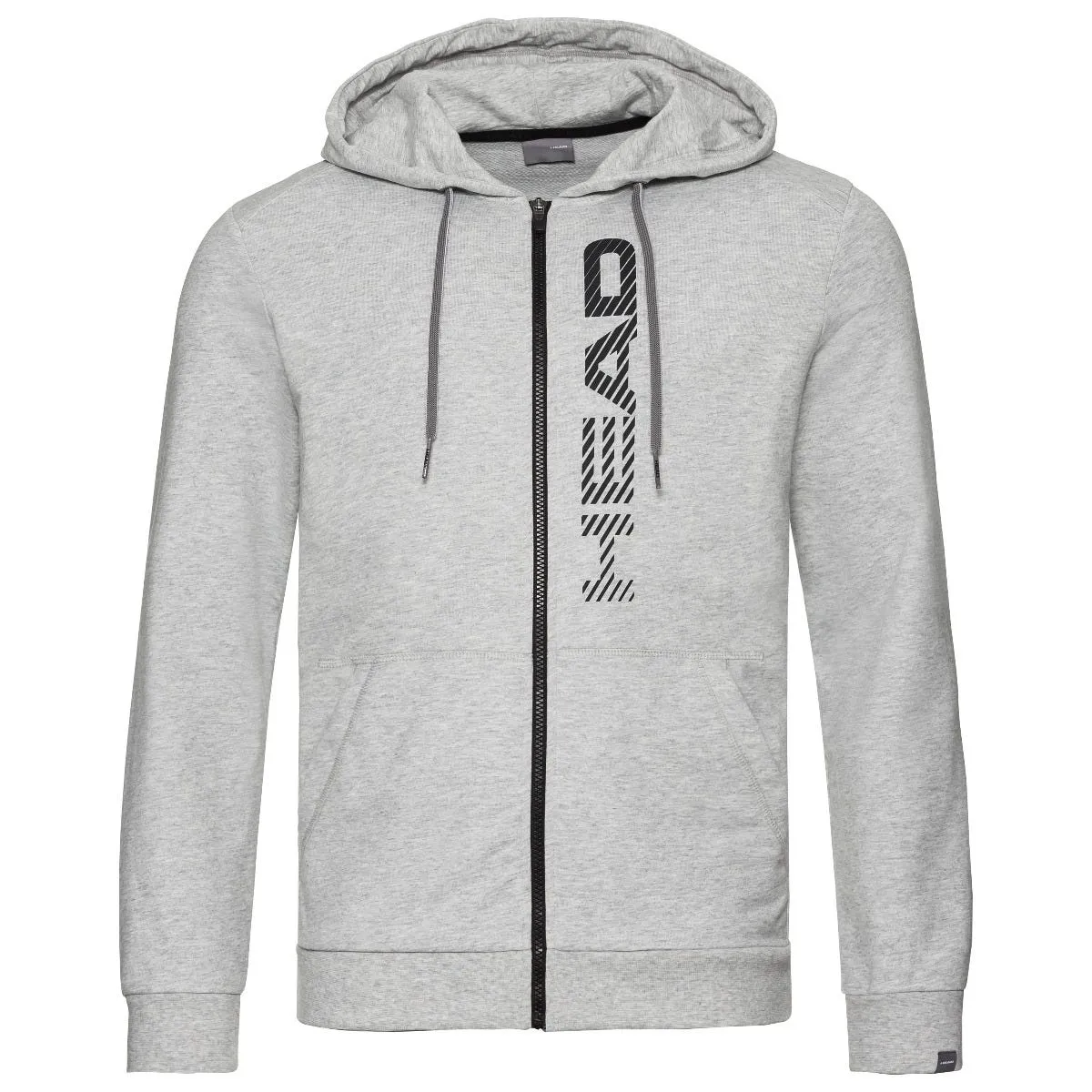 Polerón Tenis Hombre Head Club Fynn Hoodie FZ Gris