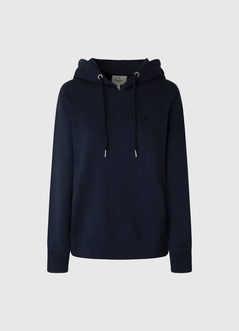 sacos Pepe Jeans para Mujer WHITNEY HOODIE Dulwich blue