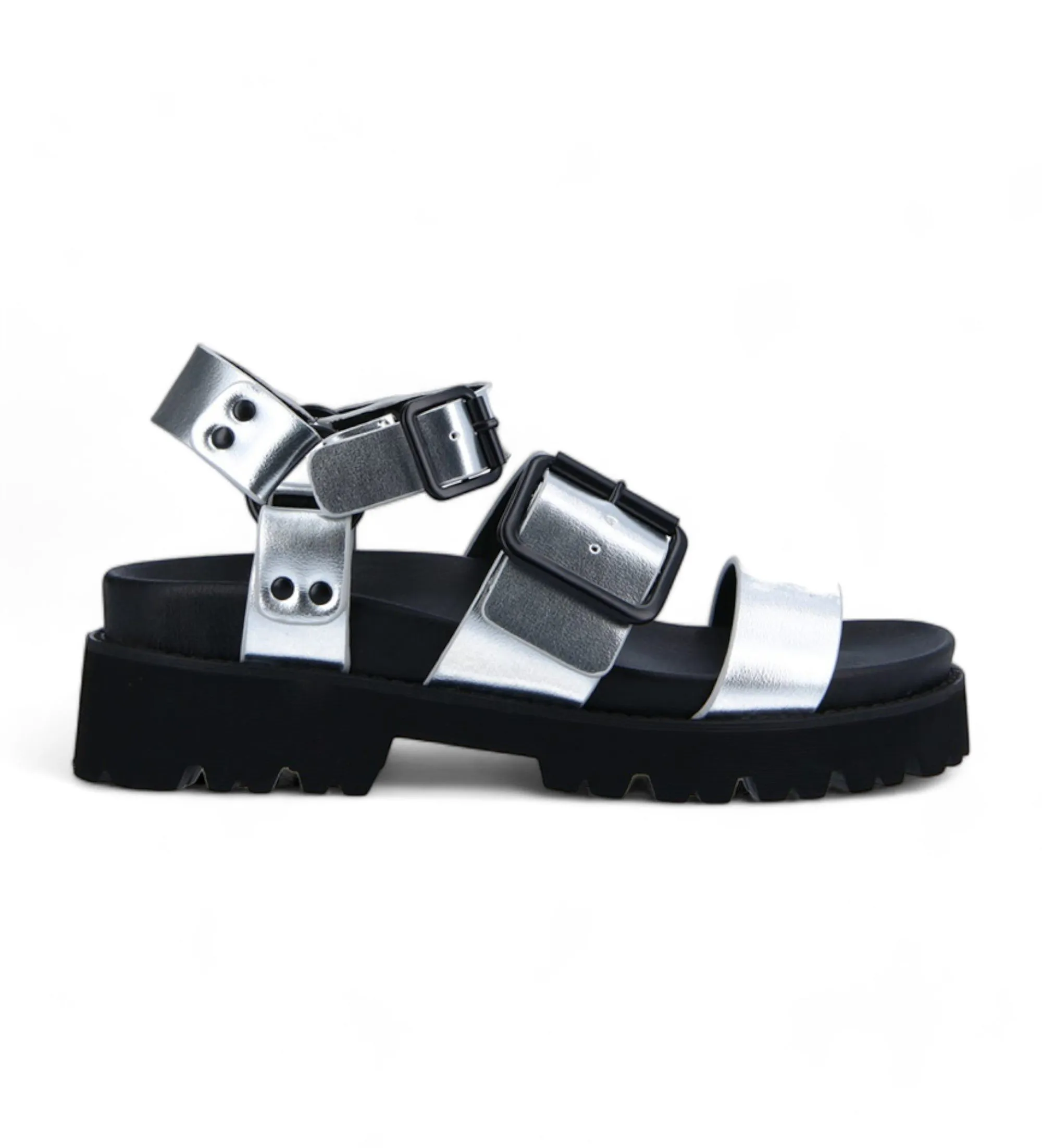 Sandalias June Ankle Galaxie plateado