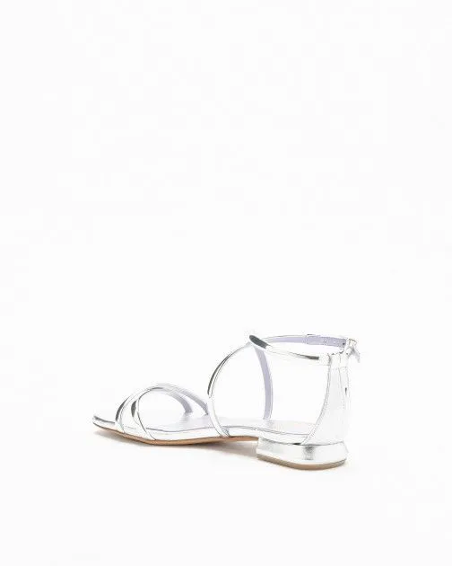 Sandalias planas PROF 5066 Plateado