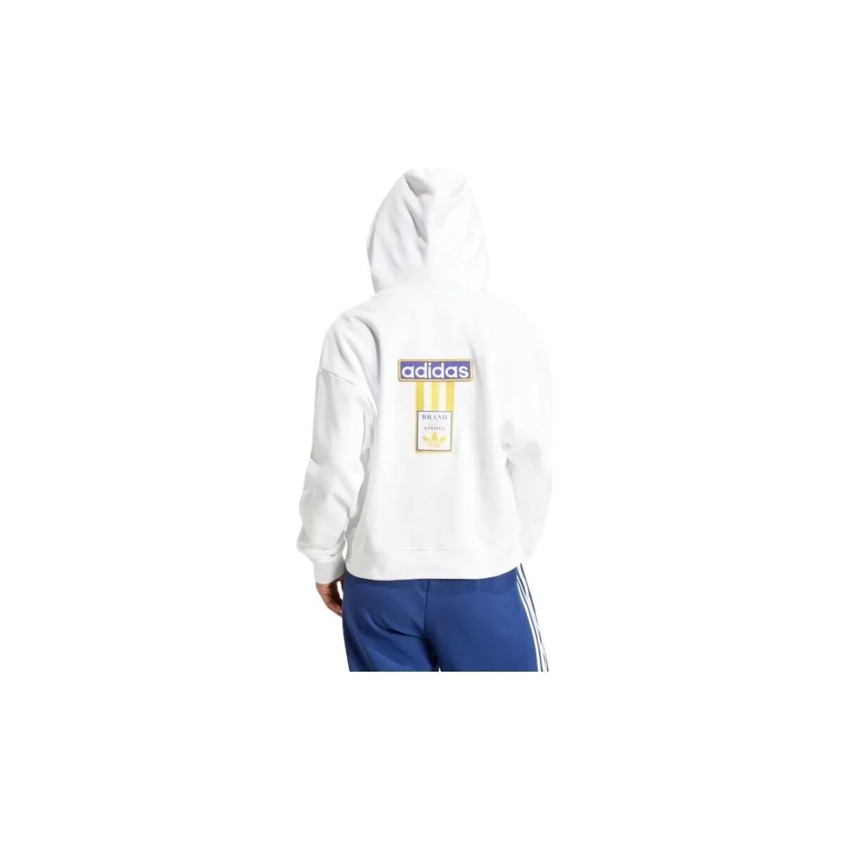 Sudadera Adibreak Hoodie Mujer White