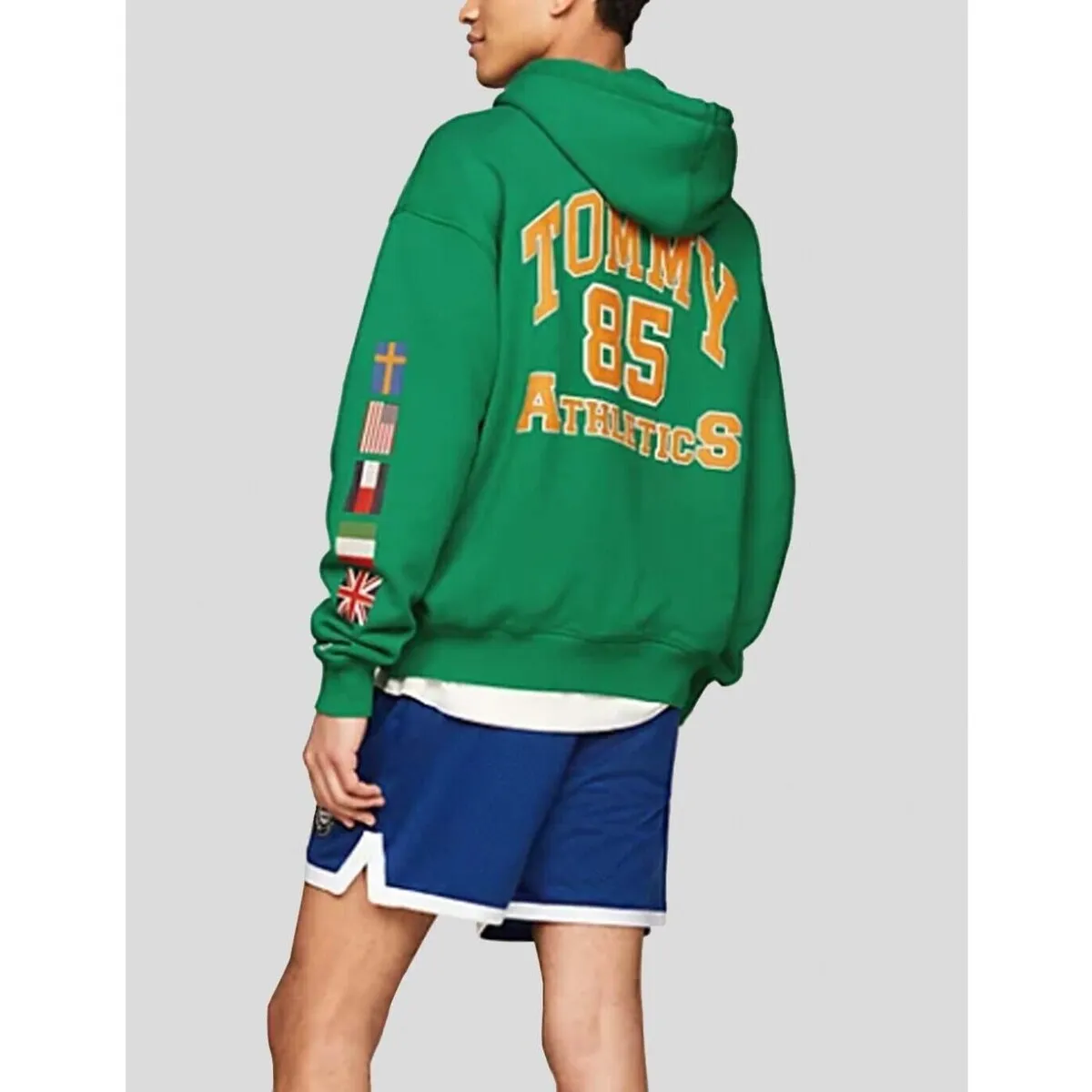 SUDADERA  INTERNATIONAL GAMES 1985 HOODIE L30 GREEN