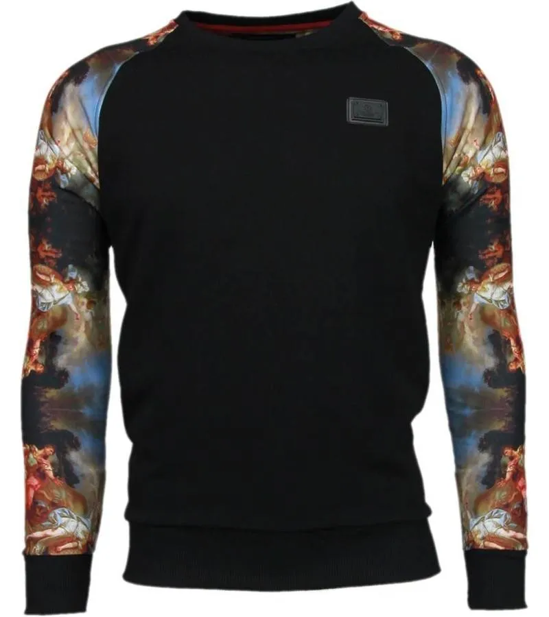 Sudaderas - Mythologie Arm Motive Sudaderas hombre - Negro