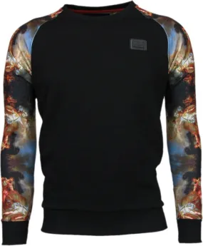 Sudaderas - Mythologie Arm Motive Sudaderas hombre - Negro