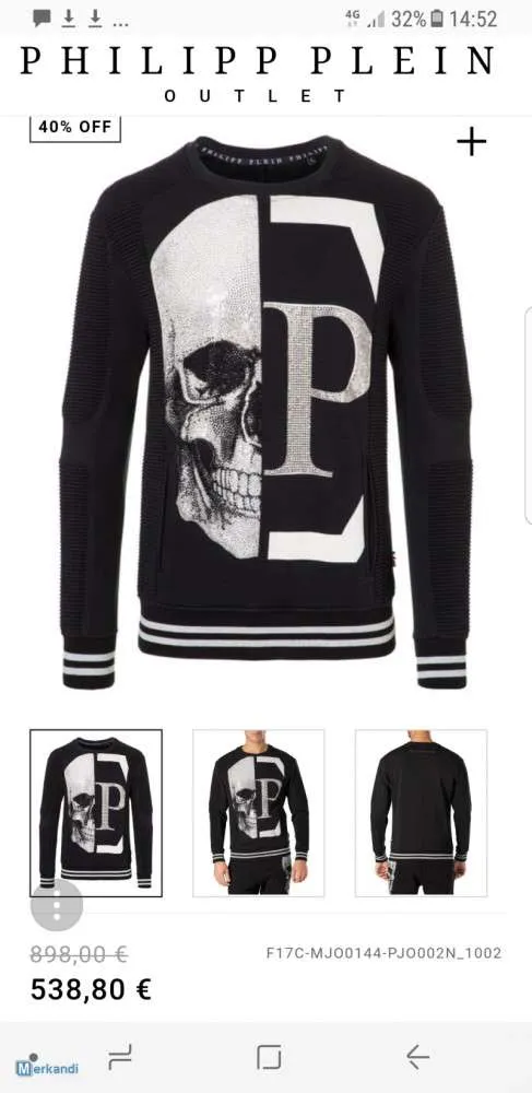 SUDADERAS PHILIPP PLEIN 2018