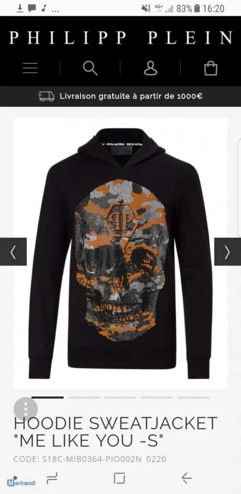 SUDADERAS PHILIPP PLEIN 2018