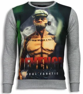 Sudaderas - Popeye Revenge Sudaderas hombre - Gris Claro