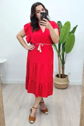 Vestido Carmen Rojo