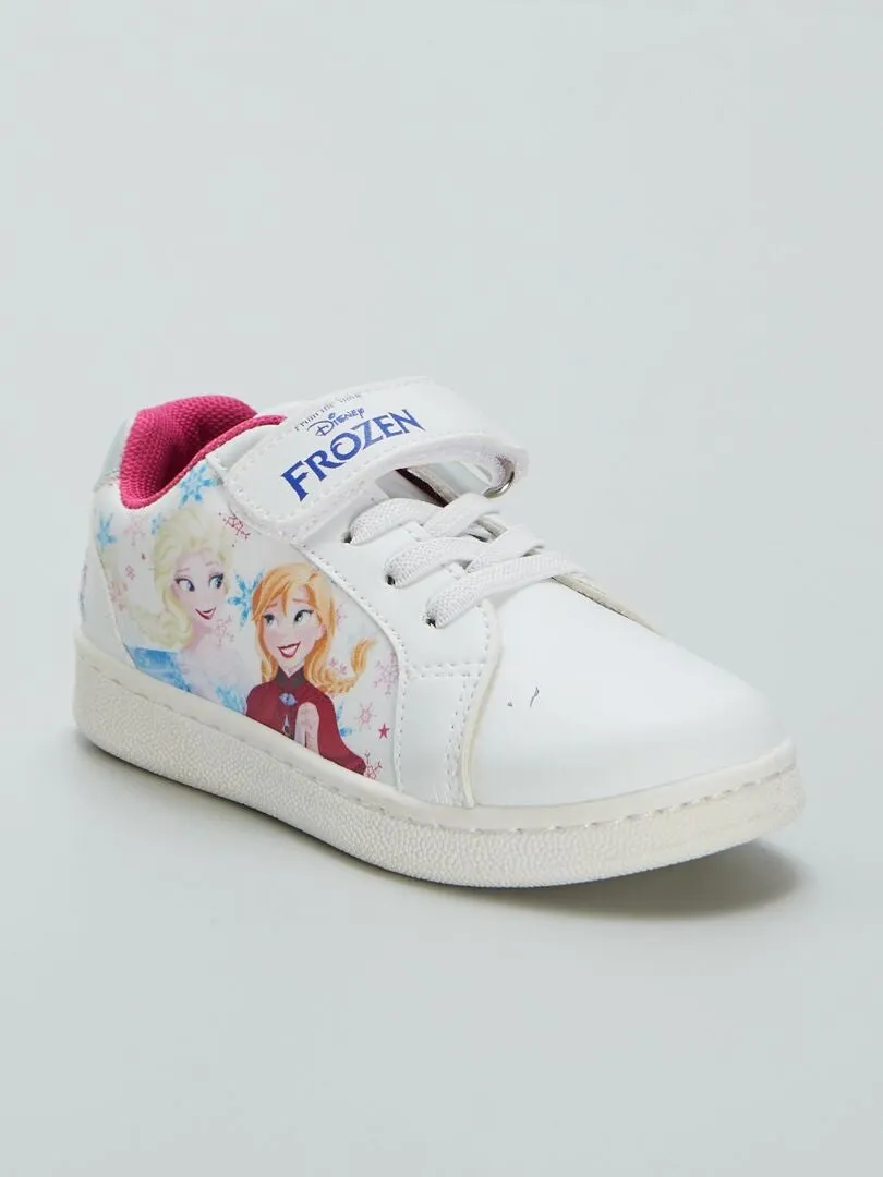 Zapatillas con velcro 'Frozen' - blanco