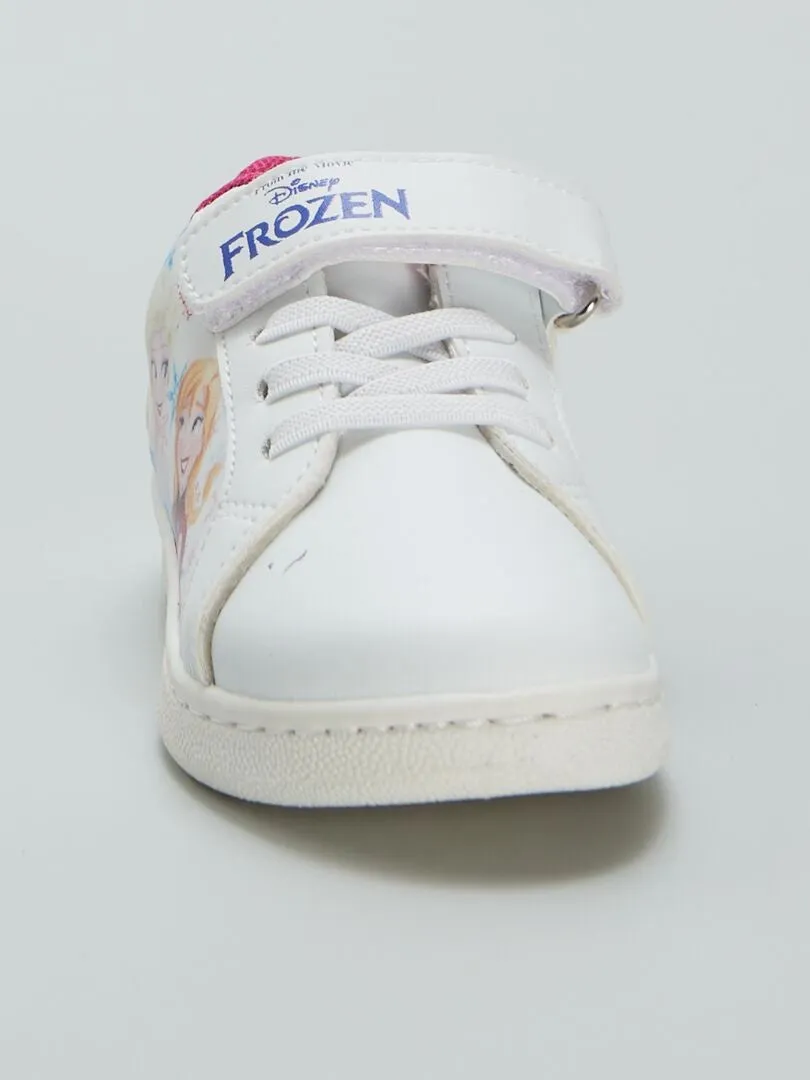 Zapatillas con velcro 'Frozen' - blanco