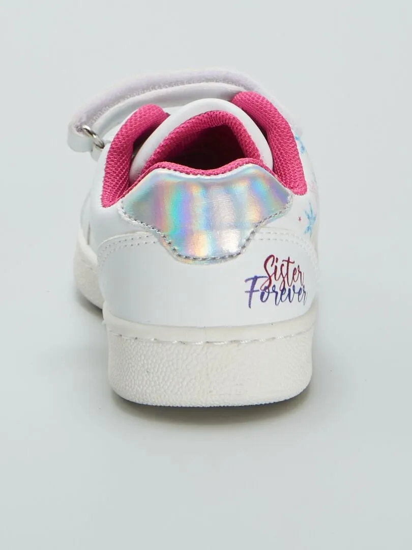 Zapatillas con velcro 'Frozen' - blanco