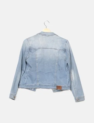 Zara Chaqueta azul denim