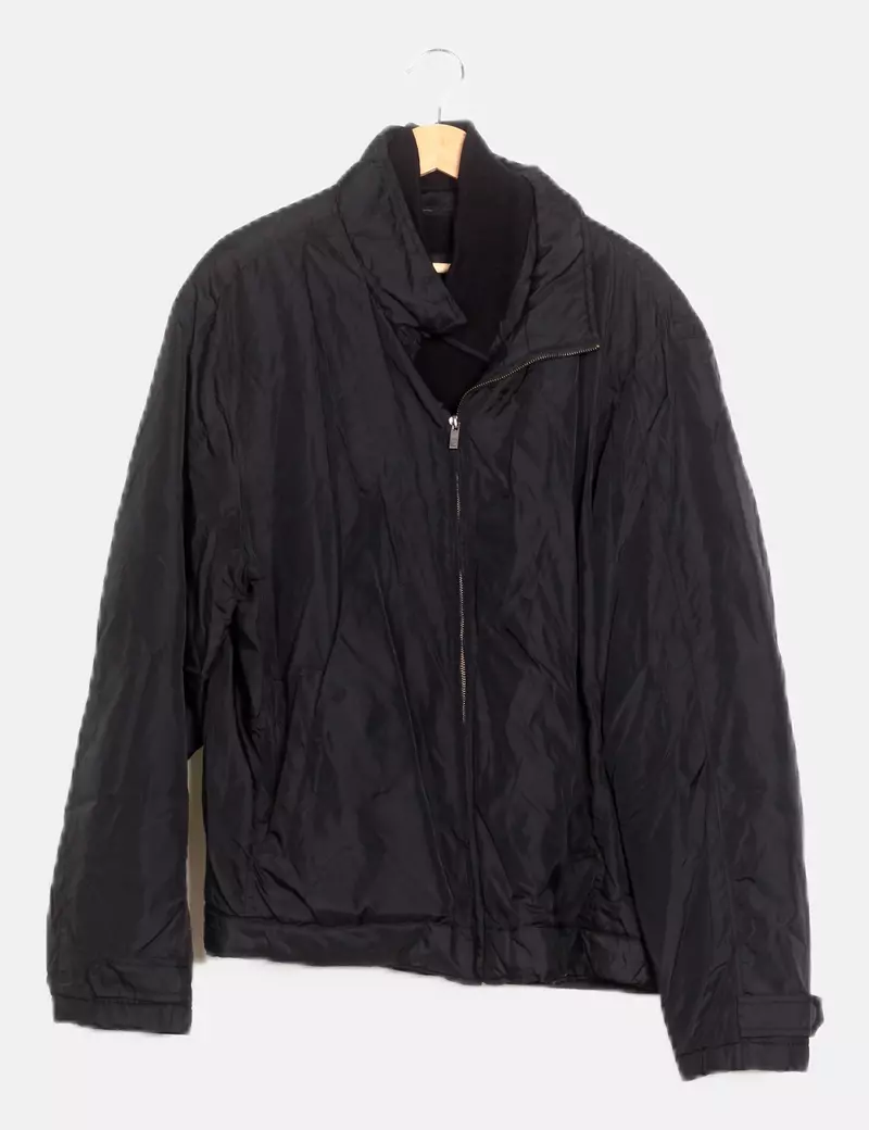 Zara Chaqueta negra casul